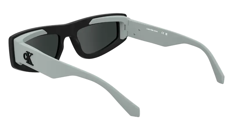 Calvin Klein Unisex CKJ25607S 001 Occhiali da sole Bio-iniettato Nero Cat Eye Normale miniatura 3