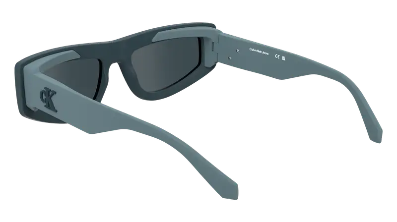 Calvin Klein Unisex CKJ25607S 460 Occhiali da sole Bio-iniettato Blu Cat Eye Normale miniatura 3