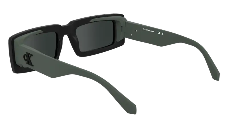 Calvin Klein Unisex CKJ25608S 001 Occhiali da sole Bio-iniettato Nero Squadrata Normale miniatura 3