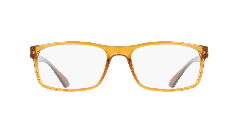 Uomo Calvin Klein CK19569N 201 Montature da vista Bio-iniettato Marrone Squadrata Normale miniatura 2