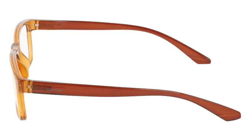 Uomo Calvin Klein CK19569N 201 Montature da vista Bio-iniettato Marrone Squadrata Normale miniatura 3