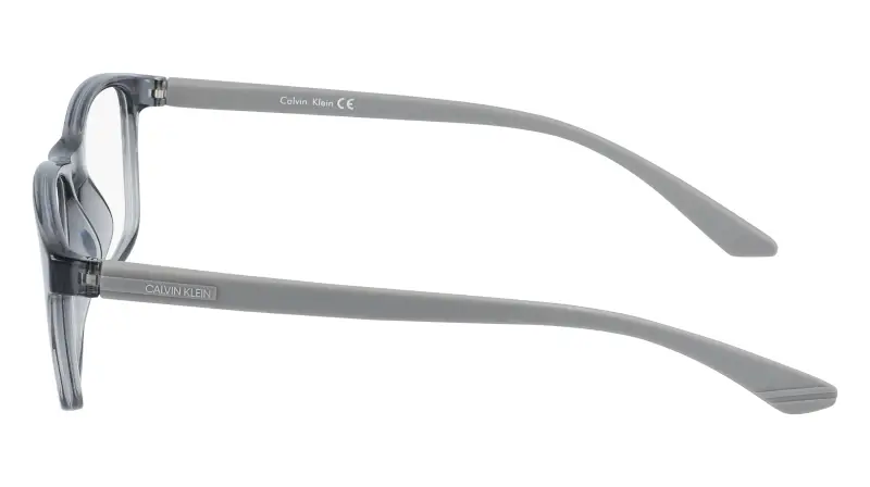 Uomo Calvin Klein CK19571N 070 Montature da vista Plastica Grigio Squadrata Normale miniatura 3