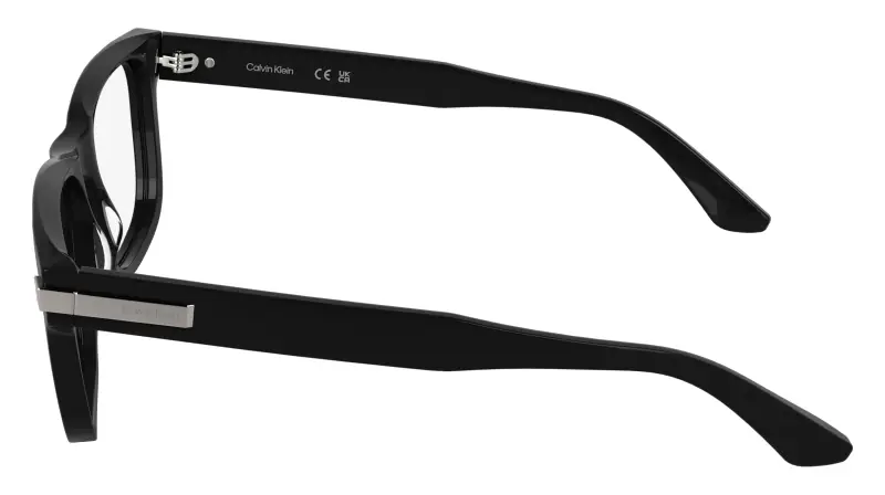 Uomo Calvin Klein CK25540 001 Montature da vista Acetato Nero Squadrata Normale miniatura 3