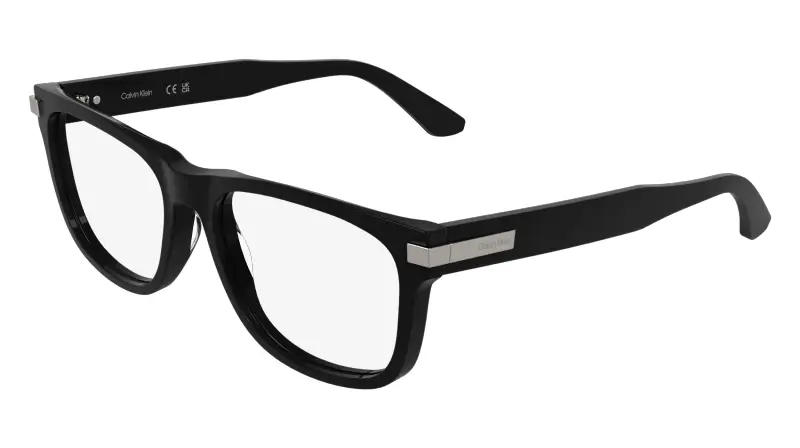 Uomo Calvin Klein CK25540 001 Montature da vista Acetato Nero Squadrata Normale