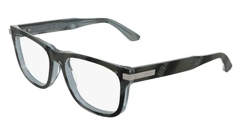 Uomo Calvin Klein CK25540 003 Montature da vista Acetato Squadrata Normale