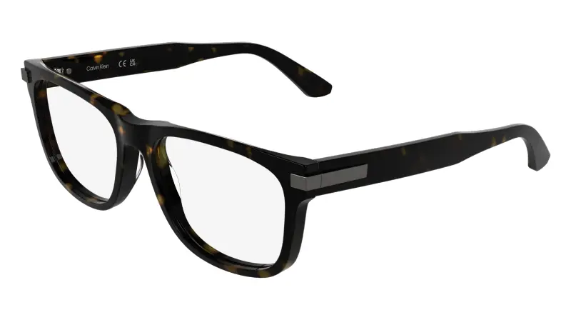 Uomo Calvin Klein CK25540 235 Montature da vista Acetato Havana Squadrata Normale