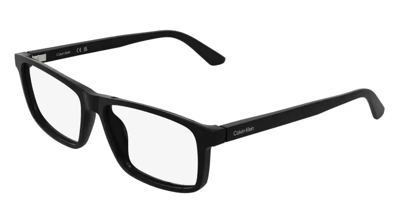 Uomo Calvin Klein CK25546 001 Montature da vista Bio-iniettato Nero Squadrata Normale