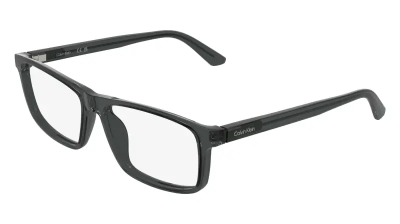 Uomo Calvin Klein CK25546 035 Montature da vista Bio-iniettato Grigio Squadrata Normale