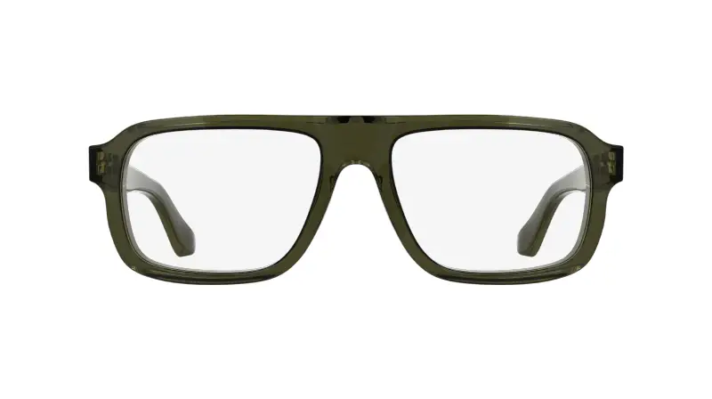 Uomo Calvin Klein CK25548 330 Montature da vista Acetato Verde Squadrata Normale miniatura 2