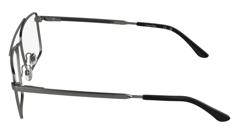 Uomo Calvin Klein CK26101 070 Montature da vista Metallo Rutenio Squadrata Normale miniatura 3