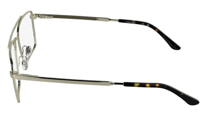 Uomo Calvin Klein CK26101 716 Montature da vista Metallo Oro Squadrata Normale miniatura 3