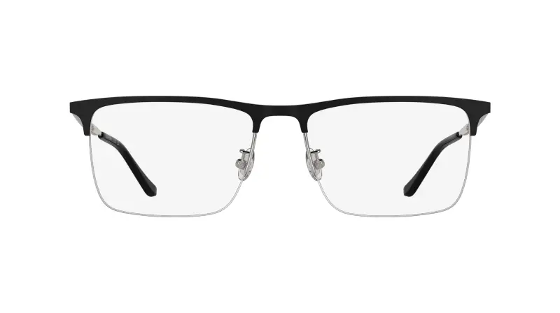 Uomo Calvin Klein CK26104 002 Montature da vista Metallo Nero Squadrata Normale miniatura 2