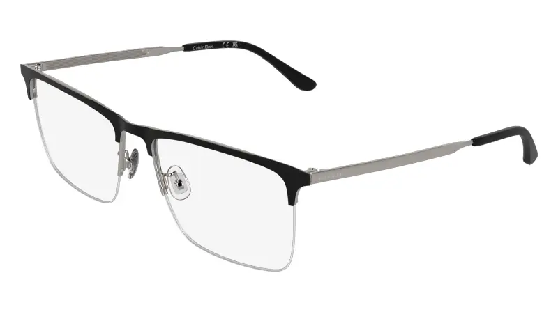 Uomo Calvin Klein CK26104 002 Montature da vista Metallo Nero Squadrata Normale