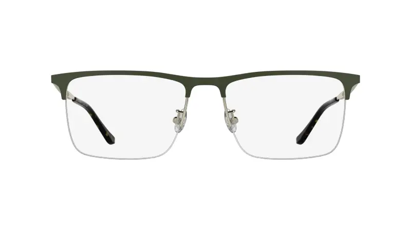 Uomo Calvin Klein CK26104 330 Montature da vista Metallo Verde Squadrata Normale miniatura 2