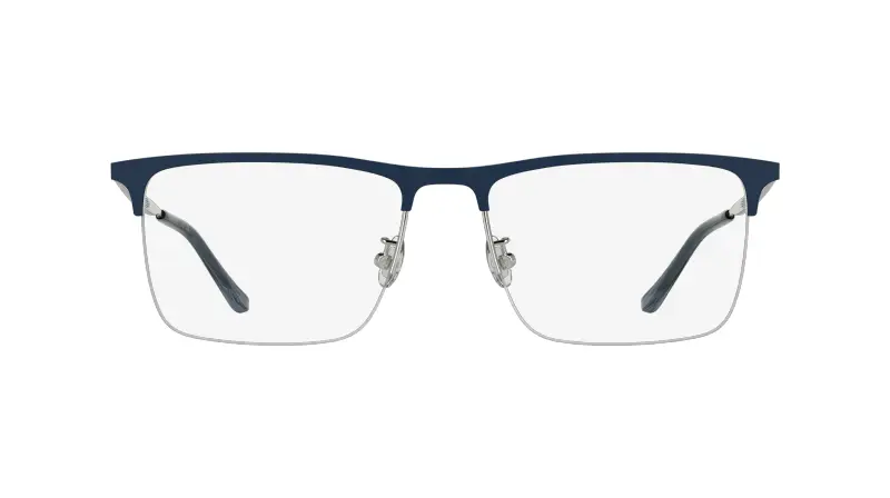 Uomo Calvin Klein CK26104 400 Montature da vista Metallo Blu Squadrata Normale miniatura 2