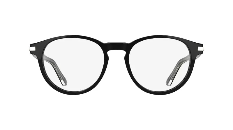 Uomo Calvin Klein CK26513 001 Montature da vista Acetato Nero Rotonda Normale miniatura 2