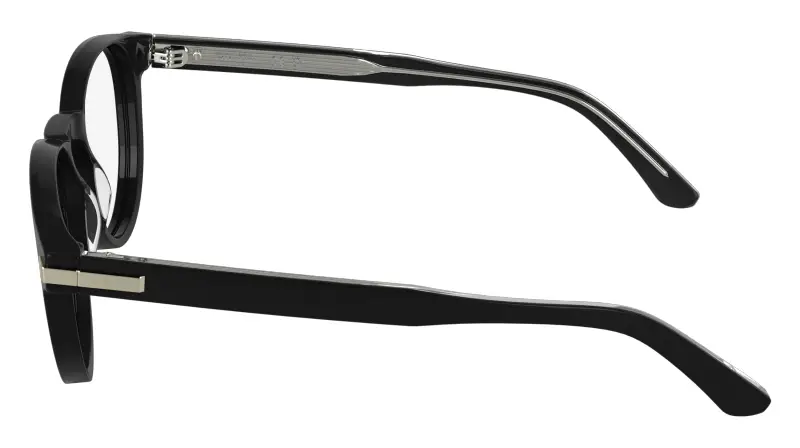 Uomo Calvin Klein CK26513 001 Montature da vista Acetato Nero Rotonda Normale miniatura 3