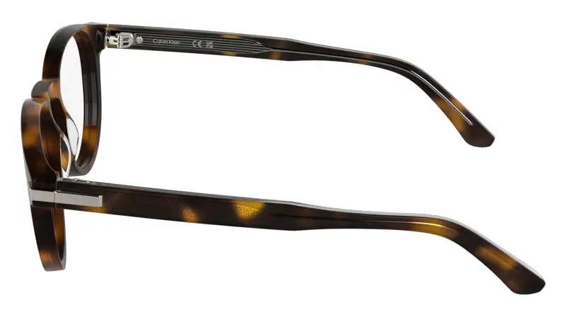 Uomo Calvin Klein CK26513 240 Montature da vista Acetato Havana Rotonda Normale miniatura 3