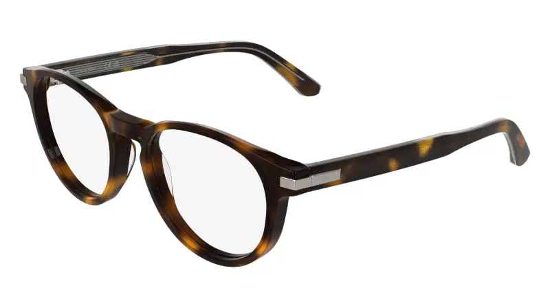 Uomo Calvin Klein CK26513 240 Montature da vista Acetato Havana Rotonda Normale