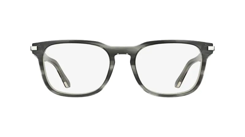 Uomo Calvin Klein CK26514 027 Montature da vista Acetato Grigio Squadrata Normale miniatura 2
