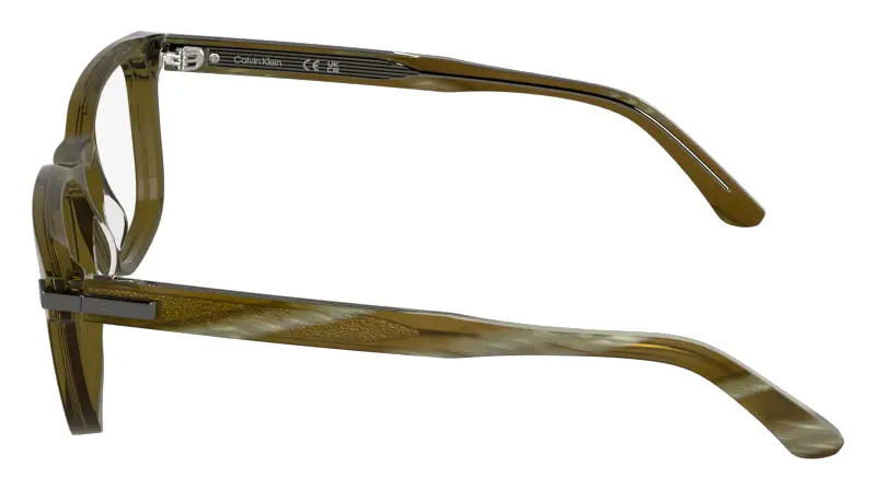 Uomo Calvin Klein CK26514 310 Montature da vista Acetato Verde Squadrata Normale miniatura 3