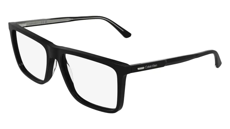 Uomo Calvin Klein CK26517 001 Montature da vista Acetato Nero Squadrata Normale
