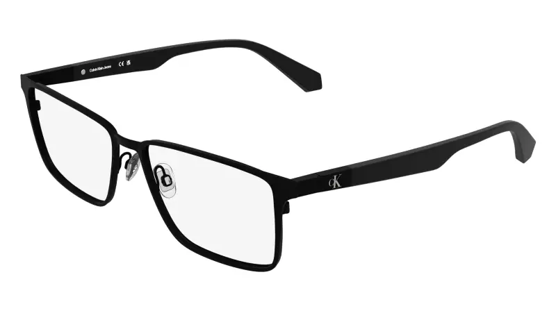 Uomo Calvin Klein CKJ26205 002 Montature da vista Metallo Nero Squadrata Normale