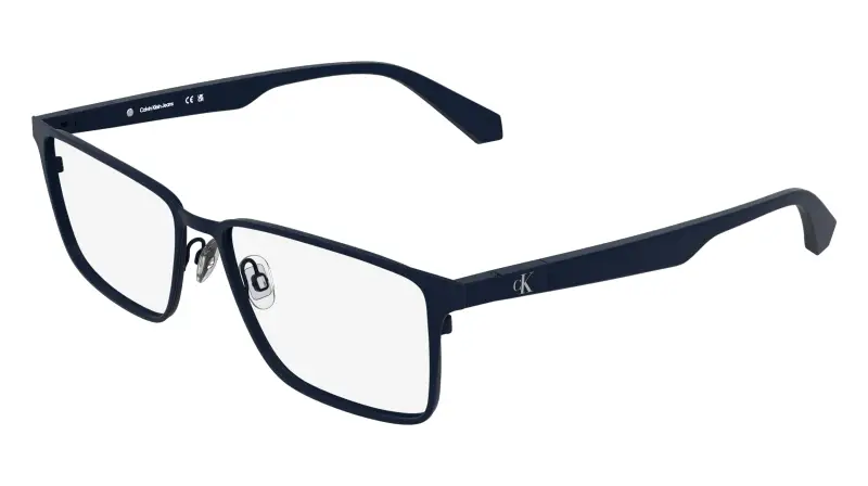 Uomo Calvin Klein CKJ26205 400 Montature da vista Metallo Blu Squadrata Normale