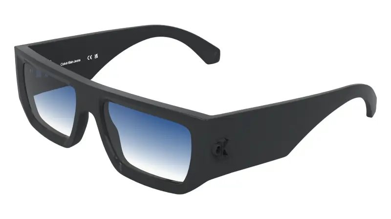 Uomo Calvin Klein CKJ26607S 050 Occhiali da sole Bio-iniettato Grigio Squadrata Normale