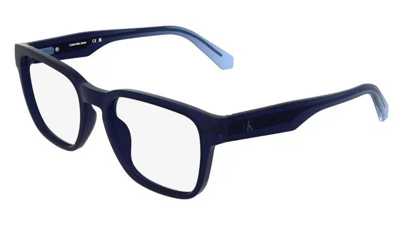 Uomo Calvin Klein CKJ26611 400 Montature da vista Bio-iniettato Blu Squadrata Normale