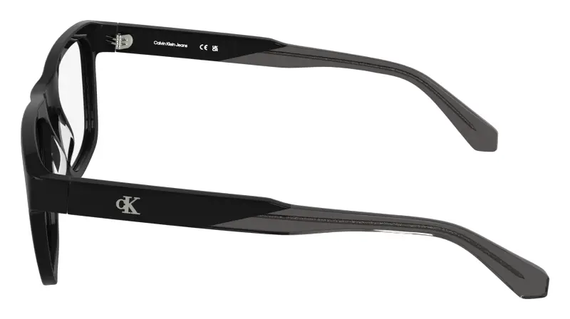 Uomo Calvin Klein CKJ26614 001 Montature da vista Acetato Nero Squadrata Normale miniatura 3