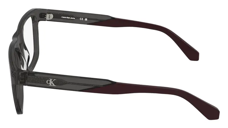 Uomo Calvin Klein CKJ26614 050 Montature da vista Acetato Grigio Squadrata Normale miniatura 3