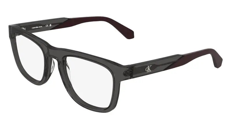 Uomo Calvin Klein CKJ26614 050 Montature da vista Acetato Grigio Squadrata Normale