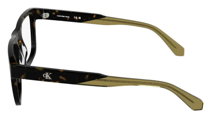 Uomo Calvin Klein CKJ26614 242 Montature da vista Acetato Havana Squadrata Normale miniatura 3