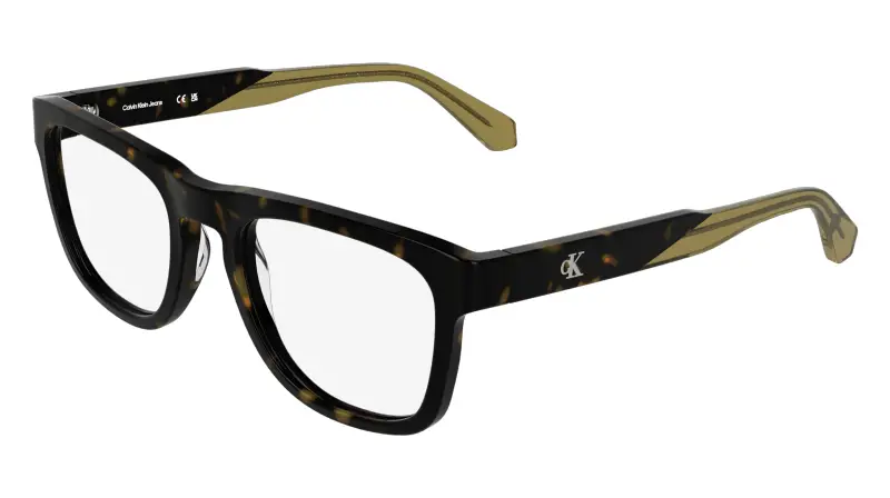 Uomo Calvin Klein CKJ26614 242 Montature da vista Acetato Havana Squadrata Normale