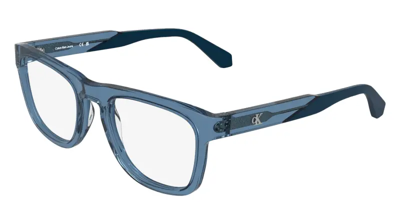 Uomo Calvin Klein CKJ26614 400 Montature da vista Acetato Blu Squadrata Normale