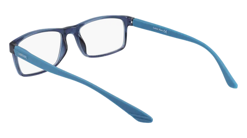 Calvin Klein Uomo CK19569N 430 Montature da vista Bio-iniettato Blu Squadrata Normale miniatura 3