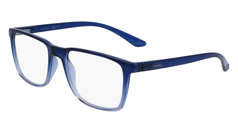 Calvin Klein Uomo CK19573N 415 Montature da vista Bio-iniettato Blu  Squadrata Normale