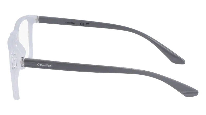 Calvin Klein Uomo CK19573N 970 Montature da vista Bio-iniettato Trasparente Squadrata Normale miniatura 2