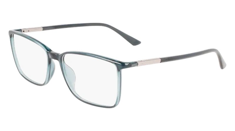 Calvin Klein Uomo CK22508 431 Montature da vista Bio-iniettato Petrolio  Squadrata Normale Fotocromatiche