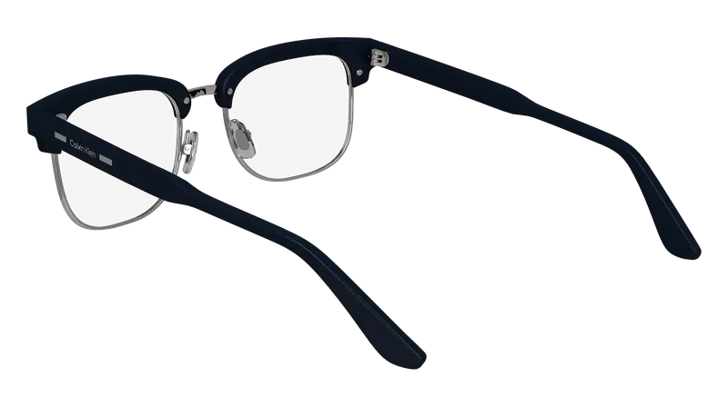 Calvin Klein Uomo CK24103 438 Montature da vista Metallo Blu Squadrata Normale miniatura 2