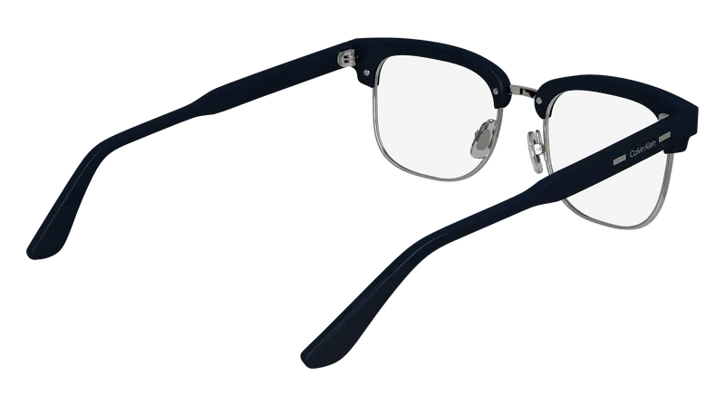 Calvin Klein Uomo CK24103 438 Montature da vista Metallo Blu Squadrata Normale miniatura 3