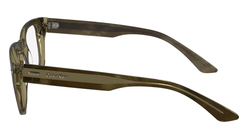 Calvin Klein Uomo CK24521 231 Montature da vista Acetato Marrone Squadrata Normale miniatura 2