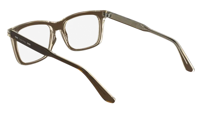 Calvin Klein Uomo CK24542 280 Montature da vista Acetato Marrone Squadrata Normale miniatura 2