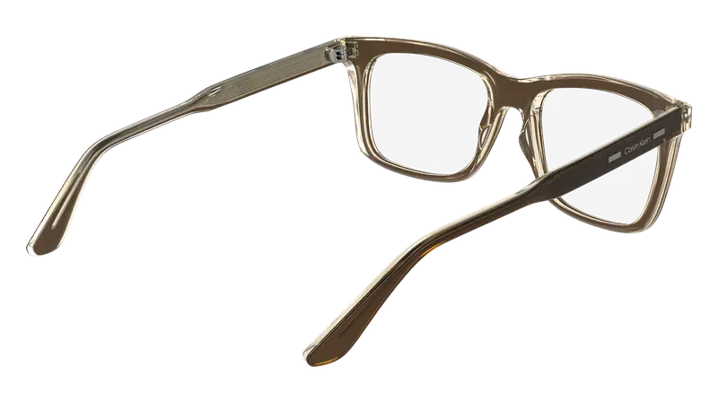 Calvin Klein Uomo CK24542 280 Montature da vista Acetato Marrone Squadrata Normale miniatura 3