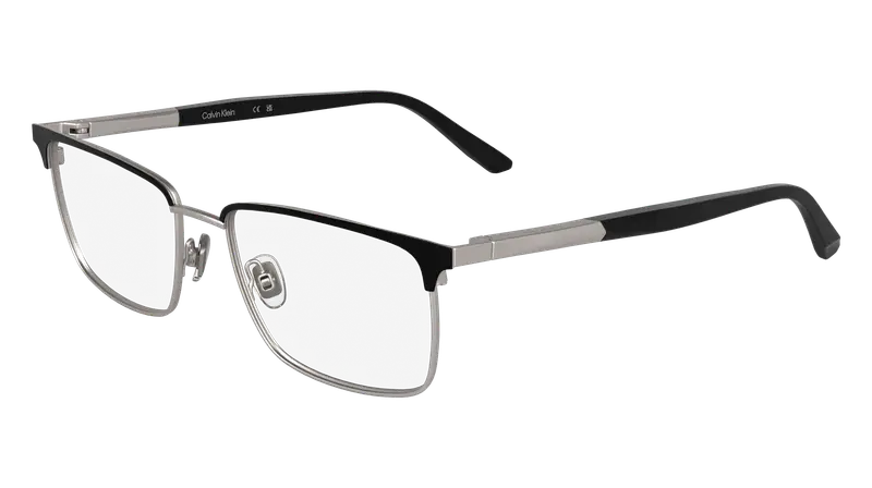 Calvin Klein Uomo CK25106 001 Montature da vista Metallo Nero  Squadrata Normale