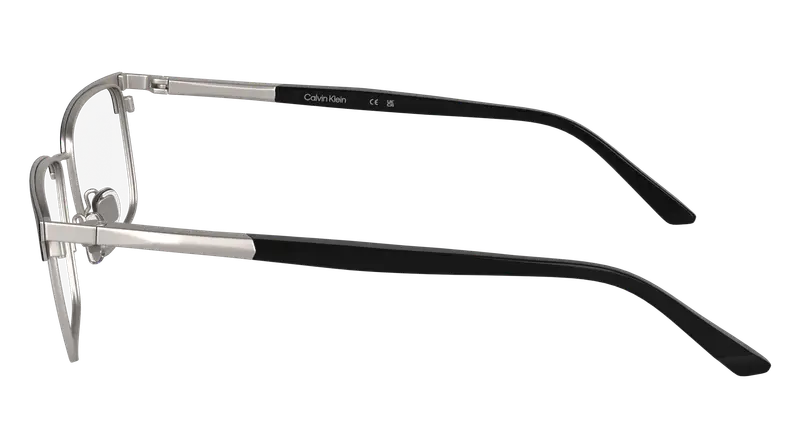 Calvin Klein Uomo CK25106 001 Montature da vista Metallo Nero Squadrata Normale miniatura 2