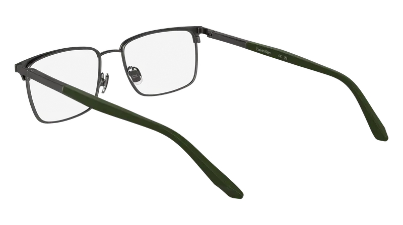 Calvin Klein Uomo CK25106 330 Montature da vista Metallo Verde Squadrata Normale miniatura 3
