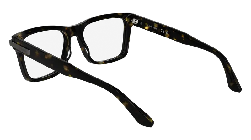Calvin Klein Uomo CK25514 235 Montature da vista Acetato Havana Squadrata Normale miniatura 3