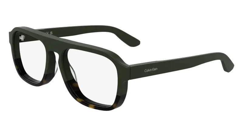 Uomo CK25515 303 Montature da vista Acetato Pilot Normale